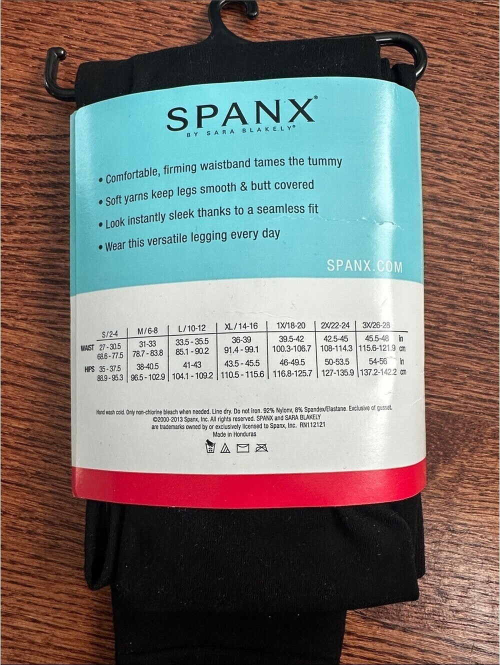 Spanx Takes Off Shaping Leggings Size M Black - Picture 3 of 3